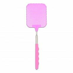 Auslauf 😍 Fliegenklatsche - pink - mit Teleskopstiel 😀
