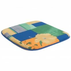 Blitzangebot 👏 Sitzkissen - gelb-blau-grün - 38x38 cm 👏