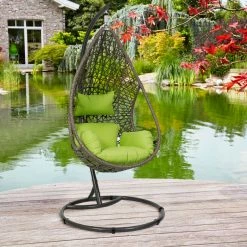 Bester Verkauf 🛒 Hängesessel - braun-grün - Metall-Polyrattan - 103 cm Ø ✔️ 28 Bester Verkauf 🛒 Hängesessel - braun-grün - Metall-Polyrattan - 103 cm Ø ✔️ -Angebote Garten Store 0310002500 12 1600Wx1600H