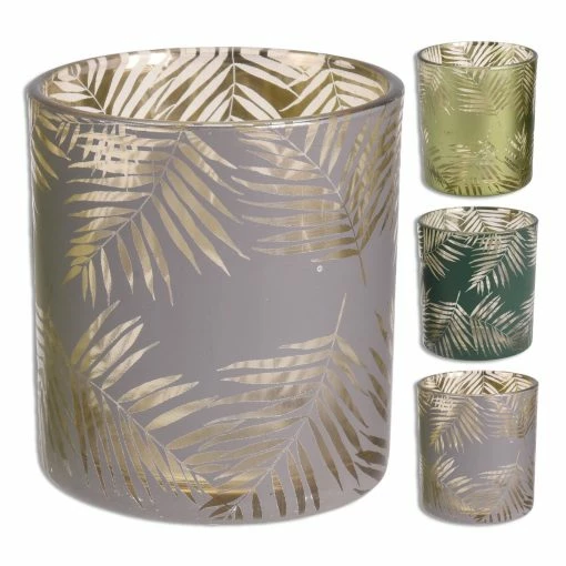 Bester Verkauf 🤩 Windlicht - Blätterdesigns - Glas 🎁 -Angebote Garten Store 0636005700 1600Wx1600H