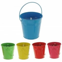 Neu 😀 Duftkerze - Metalleimer - Zitrusduft - farblich sortiert 🥰