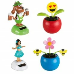 Brandneu ✔️ Solar-Wackelfigur - bunte Designs ❤️