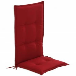 Auslauf ⭐ Gardiola Gartenstuhlauflage - weinrot - hoch 👍