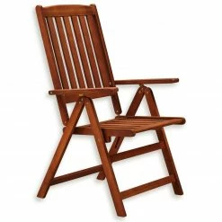 Am billigsten 💯 Gardiola Klappstuhl - Akazie massiv - verstellbar 👍