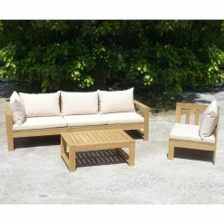 Budget 👍 4-teiliges Ecklounge-Set - Akazie Mangium massiv 👍 10 Budget 👍 4-teiliges Ecklounge-Set - Akazie Mangium massiv 👍 -Angebote Garten Store 1015052600 04 1600Wx1600H