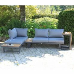 Großhandel ⌛ 3-teiliges Lounge-Set - Akazie massiv-Aluminium - mit Polster 🎉 14 Großhandel ⌛ 3-teiliges Lounge-Set - Akazie massiv-Aluminium - mit Polster 🎉 -Angebote Garten Store 1015063500 05 1600Wx1600H