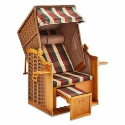 Besorgen 🔥 Gardiola Balkon-Strandkorb HELGOLAND - braun-grün - 90 cm breit 💯 -Angebote Garten Store 1015066700 03 1600Wx1600H