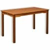 Coupon 👏 Gardiola Gartentisch - Akazie massiv - 120x70 cm 🌟