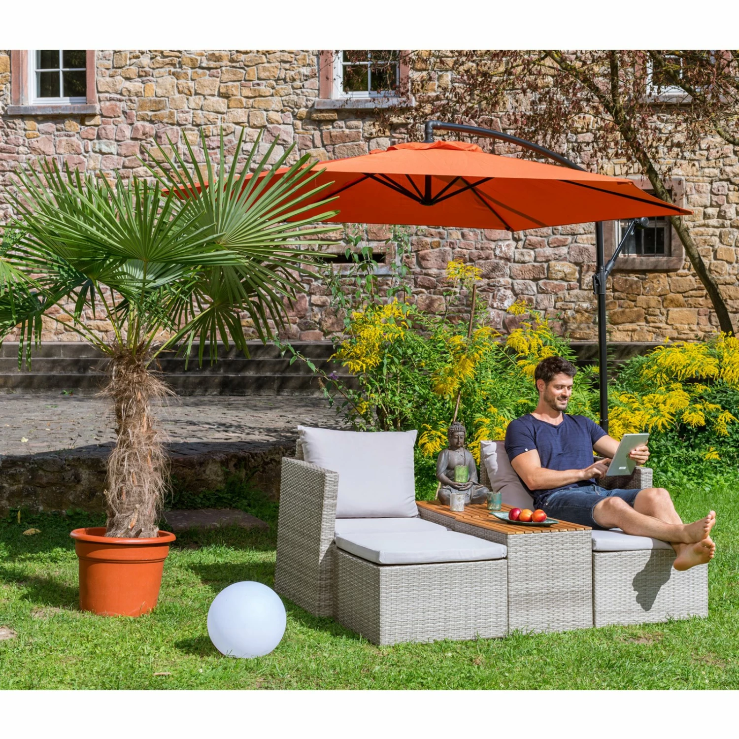 Großhandel 🧨 Gardiola 6-teiliges Lounge-Modulset - grau 🎉 5 Großhandel 🧨 Gardiola 6-teiliges Lounge-Modulset - grau 🎉 – Bild 3