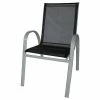 Rabatt 🧨 Gardiola Gartenstuhl - silber-schwarz - stapelbar ⌛ -Angebote Garten Store 1015105300 1600Wx1600H