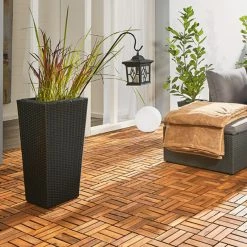 Bestes Angebot ✔️ Gardiola 9er Pack Holzfliese - Akazie - 30x30 cm 😍