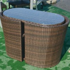 Großhandel 😀 Gardiola Sitzgruppe - braun - Rattan - platzsparend ⭐ -Angebote Garten Store 1015174700 03 1600Wx1600H