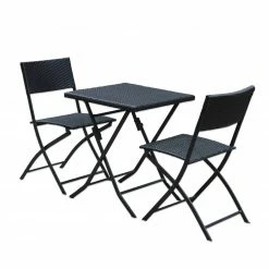 Aktion 🥰 Gardiola Balkonmöbel-Set - schwarz - klappbar 💯