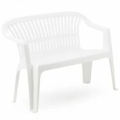 Neu 🧨 Gartenbank - weiß - stapelbar ❤️