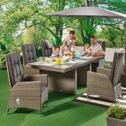 Blitzangebot ⭐ Gardiola Gartensessel - dunkelgrau - verstellbar 😀 -Angebote Garten Store 1015224500 03 1600Wx1600H