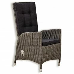 Blitzangebot ⭐ Gardiola Gartensessel - dunkelgrau - verstellbar 😀