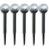 Blitzangebot 🎁 5er-Set Solar-LED-Erdspieß - schwarz-klar ⌛