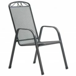 Aktion 🛒 Gardiola Metallstuhl - eisengrau - Metall 🥰