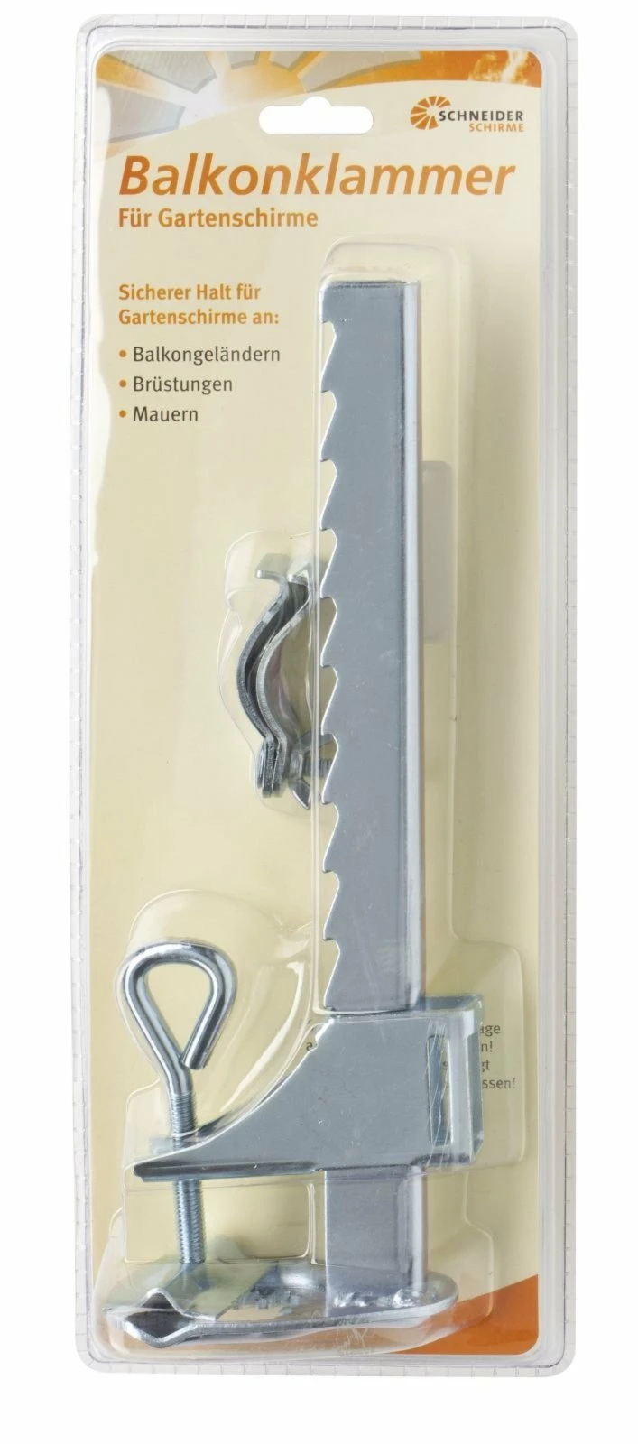 Großhandel 🤩 Balkonklammer - Stahl - für Sonnenschirme 🧨 5 Großhandel 🤩 Balkonklammer - Stahl - für Sonnenschirme 🧨 – Bild 3