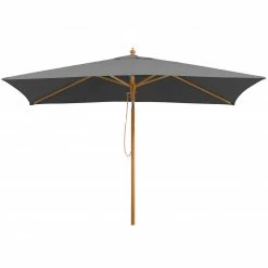 Rabatt 💯 Sonnenschirm MALAGA - anthrazit - rechteckig - 300x200 cm ✨