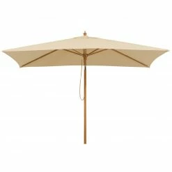 Aktion 🎉 Sonnenschirm MALAGA - natur - rechteckig - 300x200 cm 🥰