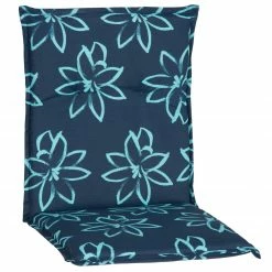 Billig 🌟 Niedriglehner-Auflage - Blumen - blau - 101 cm 🔥