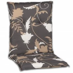 Am billigsten 🔔 Auflage - floral - grau-weiß - 101 cm lang ⭐