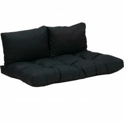 Bestes Angebot 💯 Palettenkissen-Set - anthrazit - mit Tasche 😀