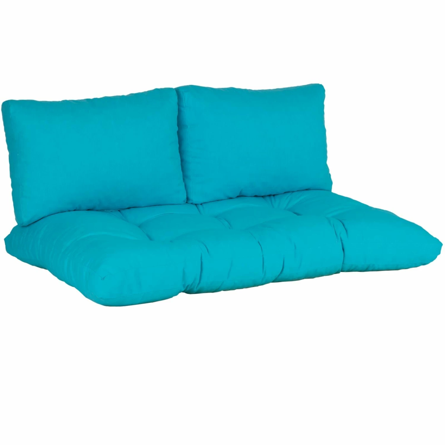 Budget 🥰 Palettenkissen-Set - türkis - mit Tasche ✔️ 3 Budget 🥰 Palettenkissen-Set - türkis - mit Tasche ✔️