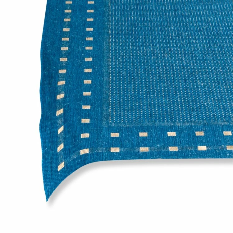 Besorgen 🌟 In-/Outdoorteppich - blau - 80x150 cm 😀 4 Besorgen 🌟 In-/Outdoorteppich - blau - 80x150 cm 😀 – Bild 2