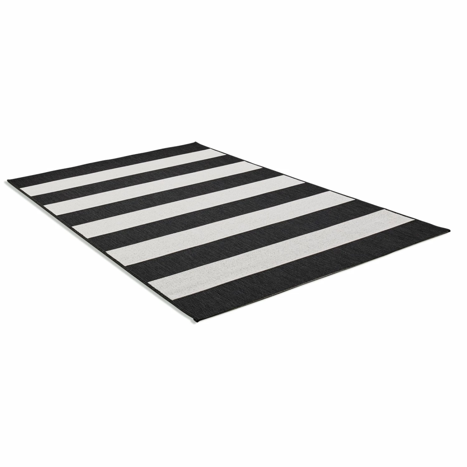 Blitzangebot ⭐ In-/Outdoorteppich - schwarz-weiß - 80x150 cm 🤩 2 Blitzangebot ⭐ In-/Outdoorteppich - schwarz-weiß - 80x150 cm 🤩