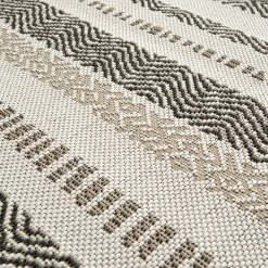 Am billigsten 👏 In-/Outdoorteppich - beige - Streifen - 80x150 cm ⭐ -Angebote Garten Store 2035022505 03 1600Wx1600H