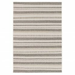 Am billigsten 👏 In-/Outdoorteppich - beige - Streifen - 80x150 cm ⭐