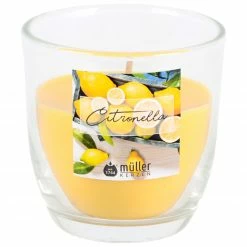 Schlussverkauf 😍 Citronella Kerzenglas - gelb - Ø 7,5 cm 🎉