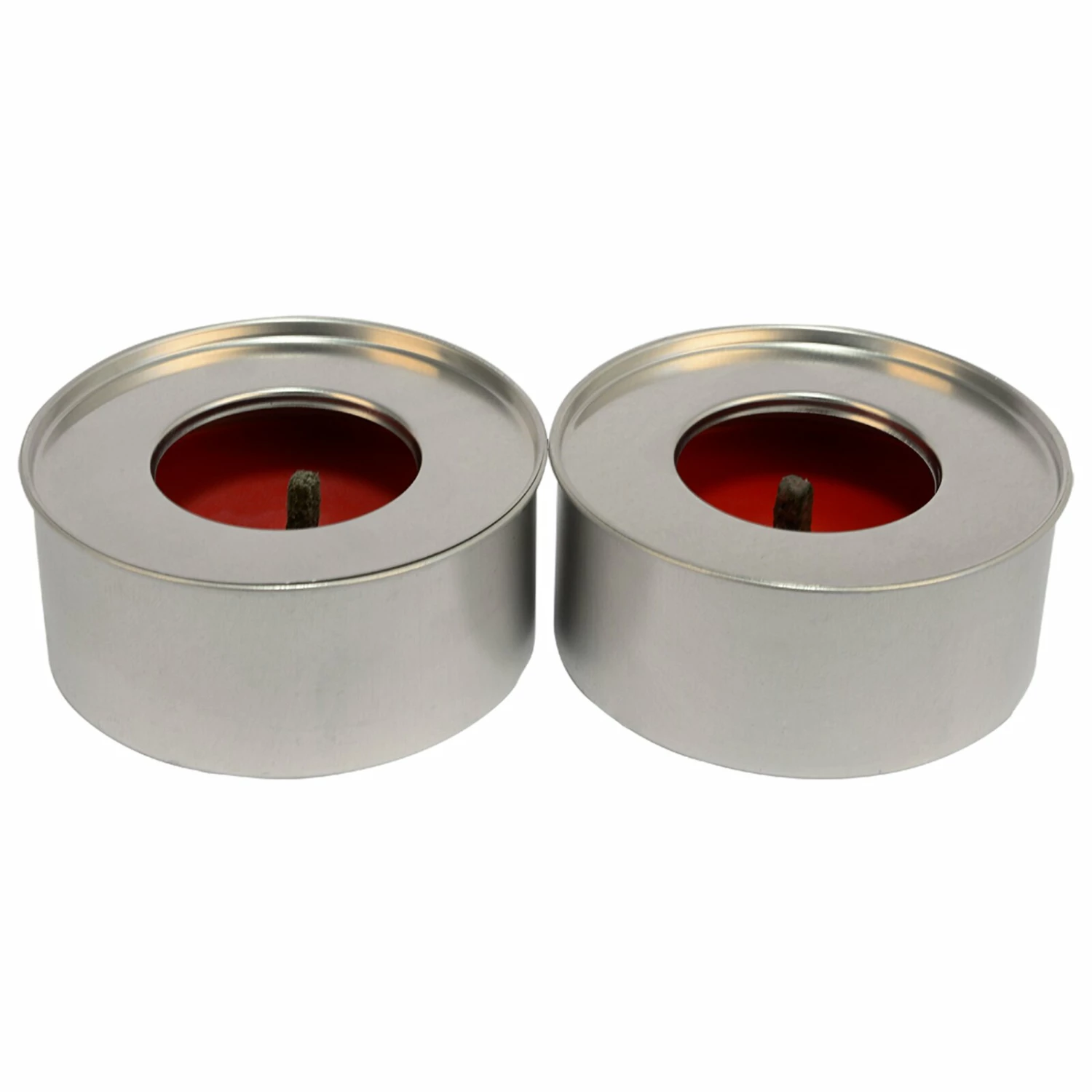 Budget 👍 2er-Set Marschall mit Deckel - rot-silber 👍 3 Budget 👍 2er-Set Marschall mit Deckel - rot-silber 👍