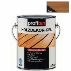 Bestpreis ❤️ profitan Holzdekor-Gel - teak - 2,5 Liter ✔️