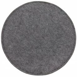 Bestpreis 🎉 Sitzkissen - grau - Filz - Ø 35 cm 🧨