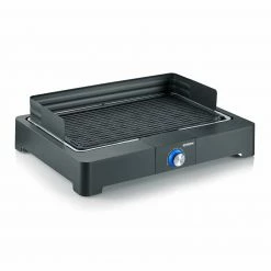 Bester Verkauf ❤️ SEVERIN Tischgrill PG 8567 - schwarz - Edelstahl - mit Grillplatte - 2200 W ⌛