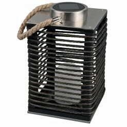 Top 10 🔥 Solar-LED-Laterne - schwarz - 28 cm hoch 🛒