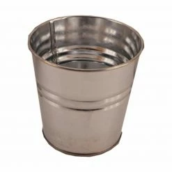 Großhandel 😍 Zinktopf - silber - Ø 11 cm 🌟