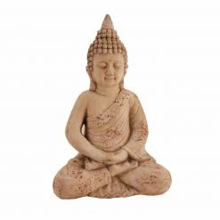 Bestes Angebot 🤩 Dekofigur Buddha - beige - 44 cm 🥰