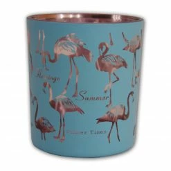 Beste Bewertungen von 😍 Windlicht - türkis - Flamingo - 8 cm 😉