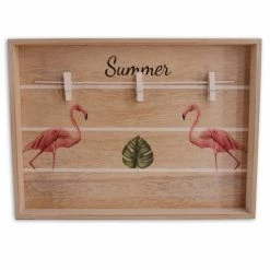 Neu 🤩 Memoboard - Flamingos - Holz - 30 cm ❤️