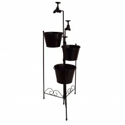 Großhandel 🔥 Pflanztopf - schwarz - 91 cm hoch 🥰