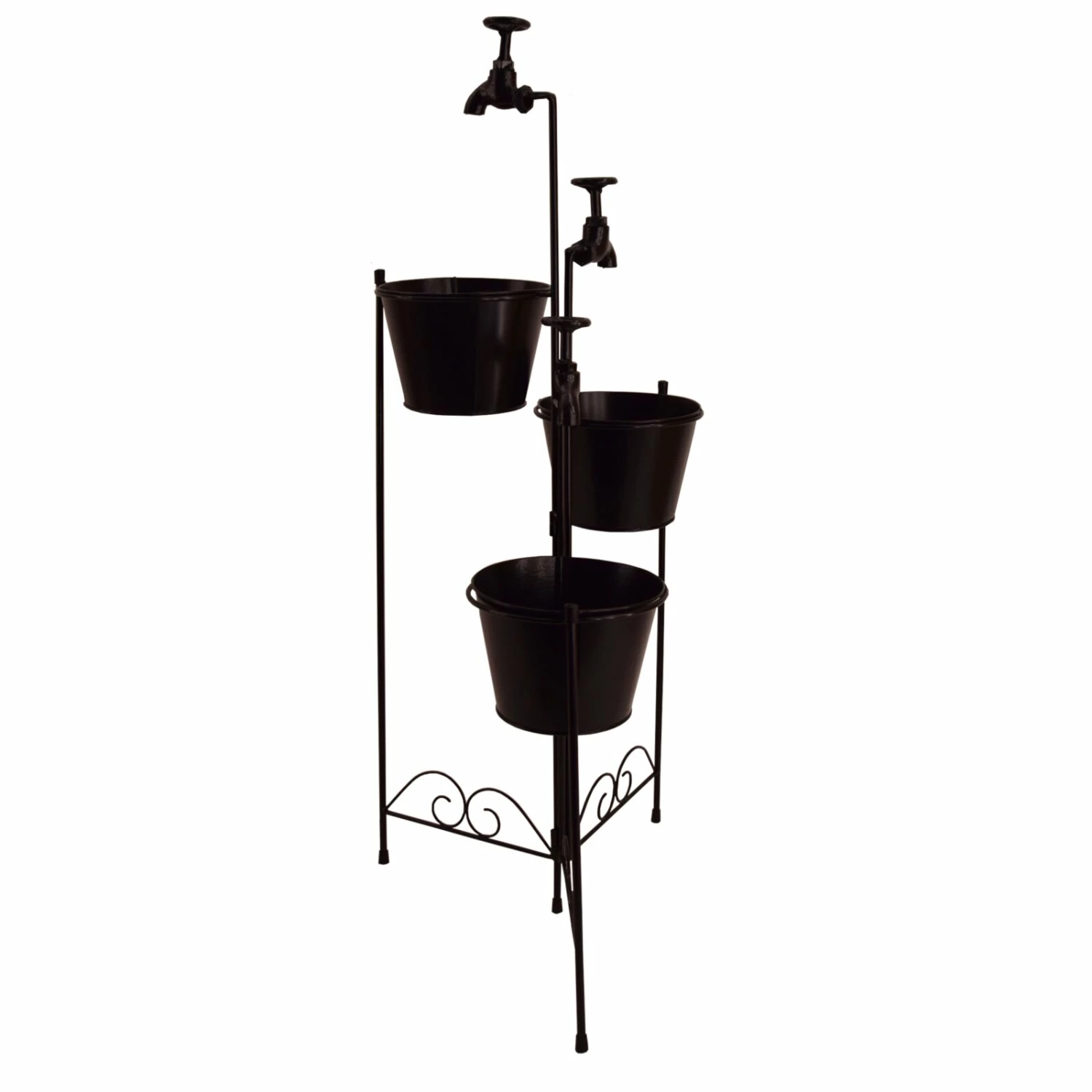 Großhandel 🔥 Pflanztopf - schwarz - 91 cm hoch 🥰 3 Großhandel 🔥 Pflanztopf - schwarz - 91 cm hoch 🥰