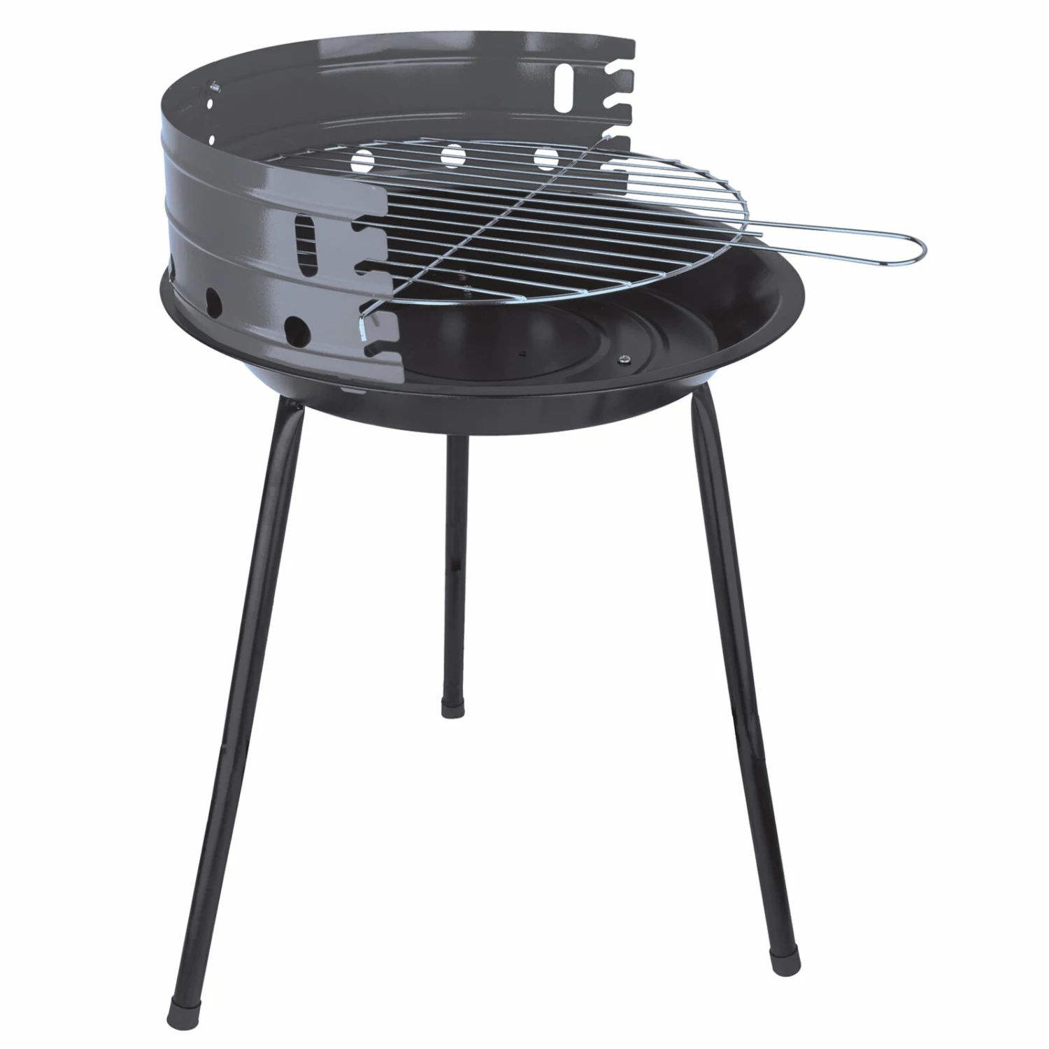 Bestes Angebot 🔥 Holzkohle-Standgrill - grau - Edelstahl 🛒 3 Bestes Angebot 🔥 Holzkohle-Standgrill - grau - Edelstahl 🛒