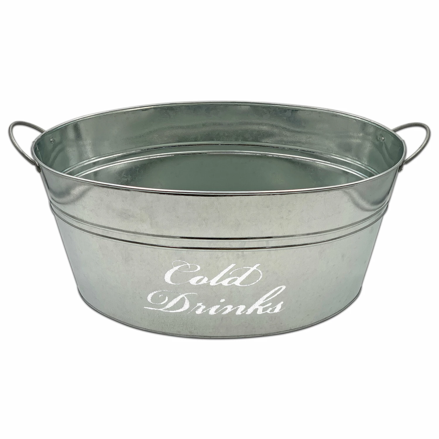 Bestpreis 👏 Zinkwanne - Cold Drinks - 50 cm breit ✔️ 3 Bestpreis 👏 Zinkwanne - Cold Drinks - 50 cm breit ✔️