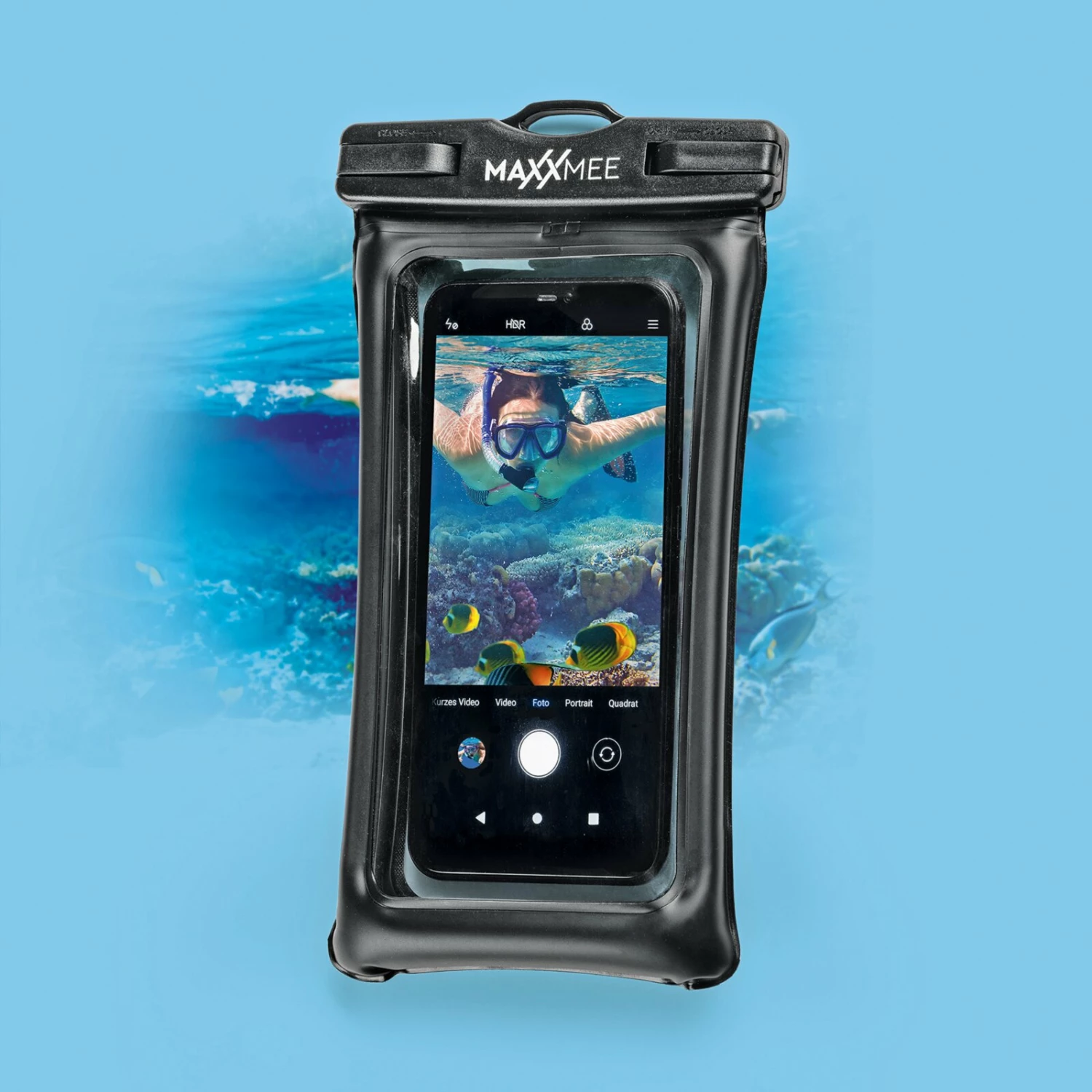 Billig 🥰 MAXXMEE 2er-Set Handyhüllen - schwarz - wasserdicht 👍 4 Billig 🥰 MAXXMEE 2er-Set Handyhüllen - schwarz - wasserdicht 👍 – Bild 2