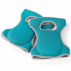 Budget 🔥 GARVIDA 2er-Set Knieschoner - blau - Memory-Schaum 🔥