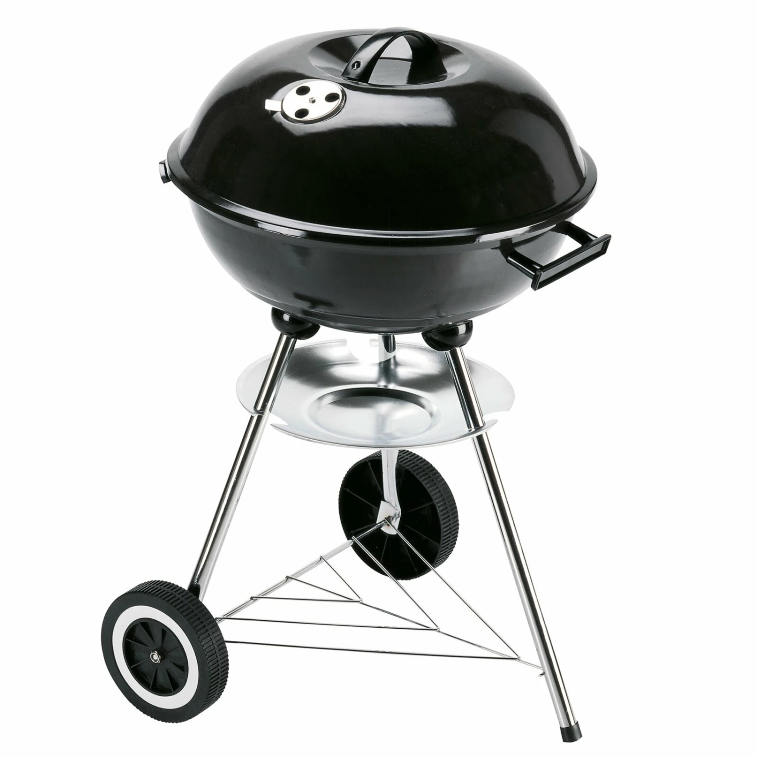 Neu 🛒 LANDMANN Holzkohle-Kugelgrill - schwarz - Edelstahl - mit Rollen 🤩 3 Neu 🛒 LANDMANN Holzkohle-Kugelgrill - schwarz - Edelstahl - mit Rollen 🤩